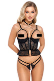 Abierta Fina Longline Bra Set | Angel Clothing