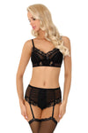 Livia Corsetti Almudena Lingerie Set Black | Angel Clothing