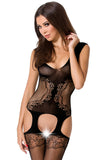 Passion BS046 Bodystocking Black | Angel Clothing