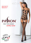 Passion Bodystocking BS067 Black | Angel Clothing