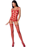 Passion Bodystocking BS067 Red | Angel Clothing