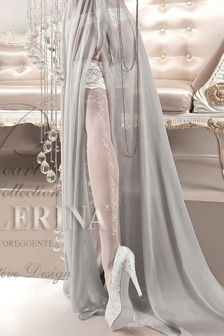 Ballerina 123 Hold Up Bianco White | Angel Clothing