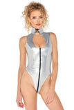 Black Level Silver Vinyl Body | Angel Clothing