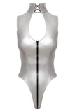 Black Level Silver Vinyl Body | Angel Clothing