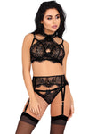 Livia Corsetti Majalesa Lingerie Set Black | Angel Clothing