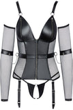 Cottelli Bondage Captivating Basque | Angel Clothing