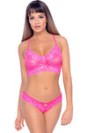 Cottelli Lingerie Pink Bra Set (S/M) | Angel Clothing