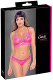 Cottelli Lingerie Pink Bra Set (S/M) | Angel Clothing