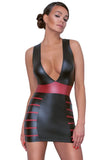 Cottelli Party Black Red Dress | Angel Clothing