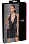 Cottelli Party Snakeskin Look Black Dress | Angel Clothing