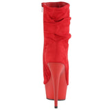 Pleaser DELIGHT-1031 Boots Red | Angel Clothing