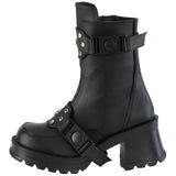 DemoniaCult BRATTY 56 Black Boots | Angel Clothing