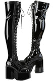 DemoniaCult CAMEL 300 Boots PVC | Angel Clothing