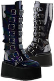 DemoniaCult DAMNED-318 Boots Hologram | Angel Clothing