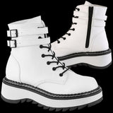 DemoniaCult LILITH 152 Boots White | Angel Clothing