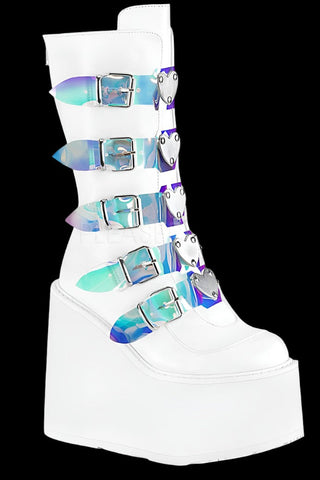 DemoniaCult SWING 230 Boots White | Angel Clothing