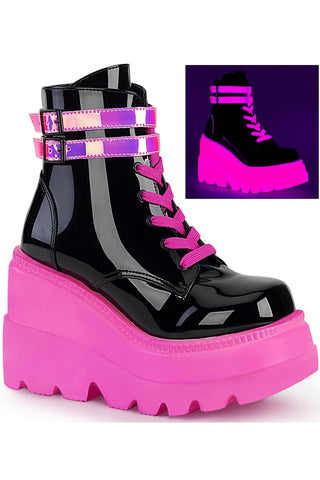 DemoniaCult Shaker 52 Boots Neon Pink | Angel Clothing