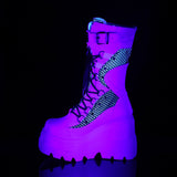 DemoniaCult Shaker 70 Boots White | Angel Clothing