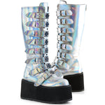 DemoniaCult DAMNED 318 Boots Silver (UK3)