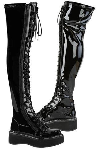 DemoniaCult EMILY 375 Boots Patent