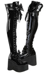 DemoniaCult KERA 303 Patent Boots