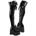 DemoniaCult KERA 303 Patent Boots