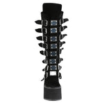 DemoniaCult SWING 815 Black Velvet Boots