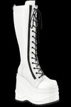 DemoniaCult WAVE 200 Boots White | Angel Clothing