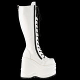 DemoniaCult WAVE 200 Boots White | Angel Clothing