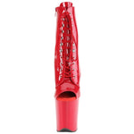 Pleaser FLAMINGO-1021 Boots Red | Angel Clothing