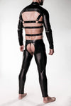 Grey Velvet Mens Erotic Set | Angel Clothing