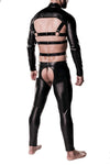 Grey Velvet Mens Erotic Set | Angel Clothing