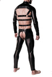 Grey Velvet Mens Erotic Set | Angel Clothing