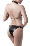 Grey Velvet Three-Part Erotic Set | Angel Clothing