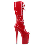 Pleaser INFINITY-2020 Boots Red | Angel Clothing