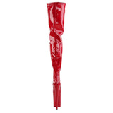 Pleaser INFINITY-4000 Boots Red | Angel Clothing