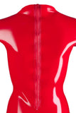 LATE-X Latex Mini Dress Red | Angel Clothing