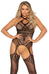 Leg Avenue Bodystocking with Strap Design | Angel Clothing