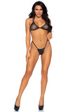 Leg Avenue Fishnet Bikini Top and G-string | Angel Clothing