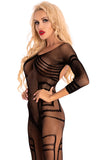 Livia Corsetti Monata Bodystocking Black | Angel Clothing