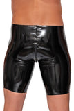 Late-X Mens Latex Shorts | Angel Clothing