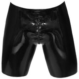 Late-X Mens Latex Shorts | Angel Clothing