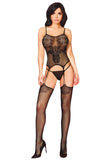 Livia Corsetti Mircianna Bodystocking Black | Angel Clothing