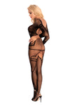 Livia Corsetti Monata Bodystocking Black | Angel Clothing