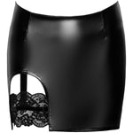 Noir Handmade Velvetine Skirt | Angel Clothing