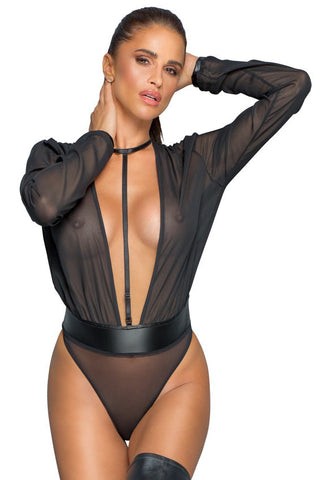 Noir Handmade Mesh Body | Angel Clothing