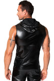 Noir Handmade Frenzy Sleeveless Hoodie | Angel Clothing