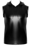 Noir Handmade Frenzy Sleeveless Hoodie | Angel Clothing