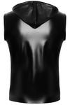 Noir Handmade Frenzy Sleeveless Hoodie | Angel Clothing