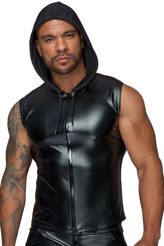 Noir Handmade Hooded Shirt | Angel Clothing